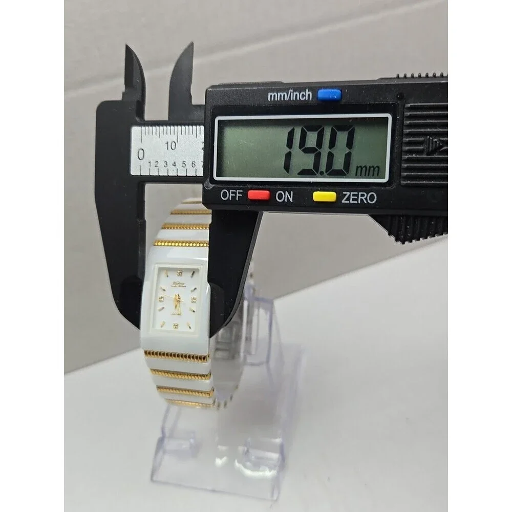 Daniel Steiger Cobra Blanco White Gold Ceramic Sapphire Womens Watch New Battery